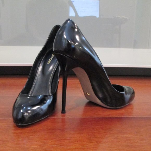 Sergio Rossi Shoes - *SOLD* Sergio Rossi Patent Leather Rounded Toe Pumps